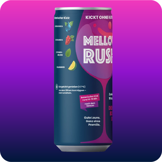 Mellow Rush Single Can - left side